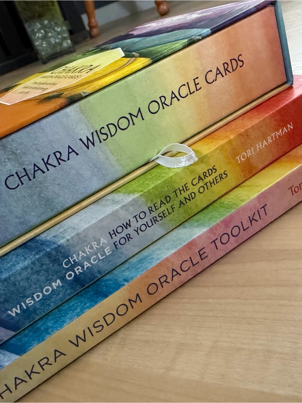 Tori Hartman Chakra Wisdom Oracle Cards Complete 3 Piece Collection